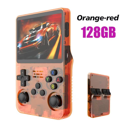 Ultimate Retro Handheld Game Console - Portable 3.5" IPS Screen with 64GB/128GB Games - The Perfect Gift for Kids!