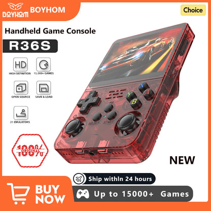 Ultimate Retro Handheld Game Console - Portable 3.5" IPS Screen with 64GB/128GB Games - The Perfect Gift for Kids!