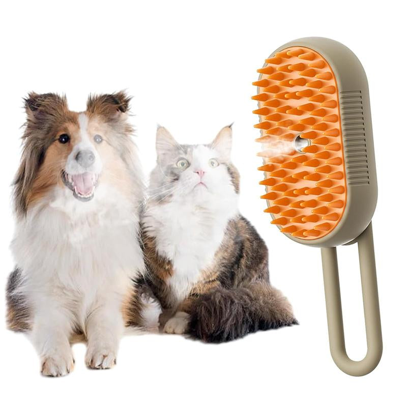 Cat Steam Brush, 2025 New Pet Steam Grooming Comb, 3 in 1 Cat Steam Brush, Suitable for Cats and Dogs Pet Steam Brush
