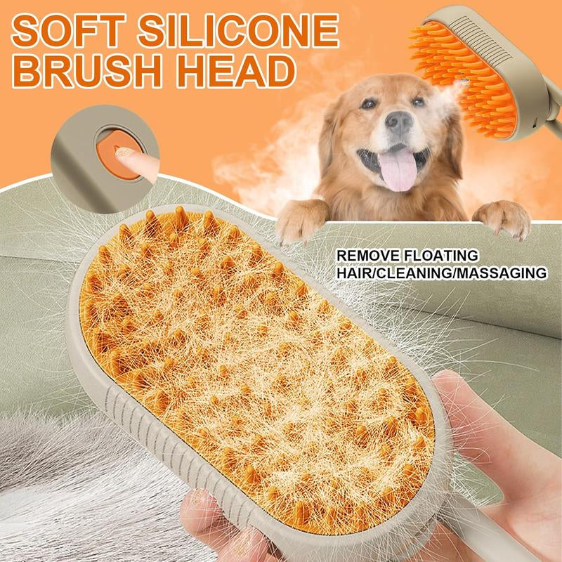 Cat Steam Brush, 2025 New Pet Steam Grooming Comb, 3 in 1 Cat Steam Brush, Suitable for Cats and Dogs Pet Steam Brush