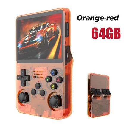 Ultimate Retro Handheld Game Console - Portable 3.5" IPS Screen with 64GB/128GB Games - The Perfect Gift for Kids!